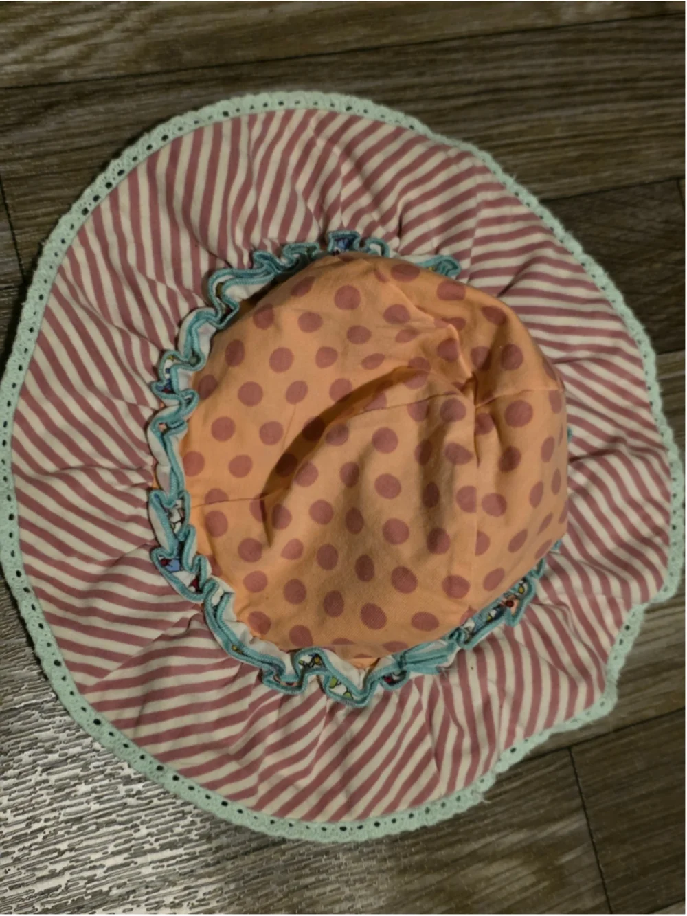 Baby Matilda Jane Reversible 6-12month Pink Orange Floral Striped